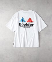 CAMP7(キャンプ7)【メンズ】バックテントロゴプリントＴシャツ
