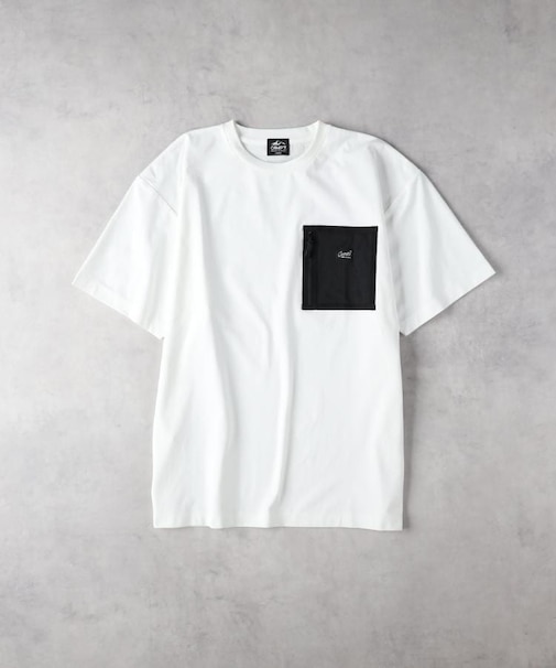 CAMP7(キャンプ7)【メンズ】【吸水速乾/UPF50+】「ONE OCEAN」ポケットロゴTシャツ
