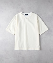 BACK NUMBER(バックナンバー)【メンズ】キーネック切替半袖Tシャツ
