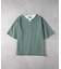 BACK NUMBER(バックナンバー)【メンズ】キーネック切替半袖Tシャツ