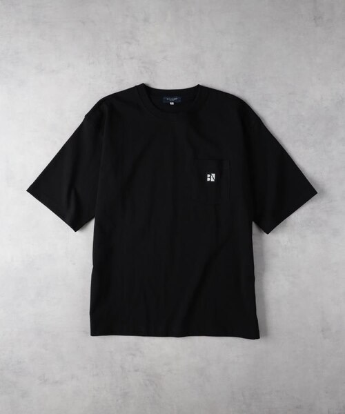 BACK NUMBER(バックナンバー)【メンズ】ワッペンロゴポケットTシャツ