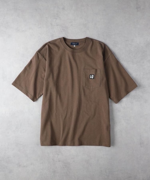 BACK NUMBER(バックナンバー)【メンズ】ワッペンロゴポケットTシャツ