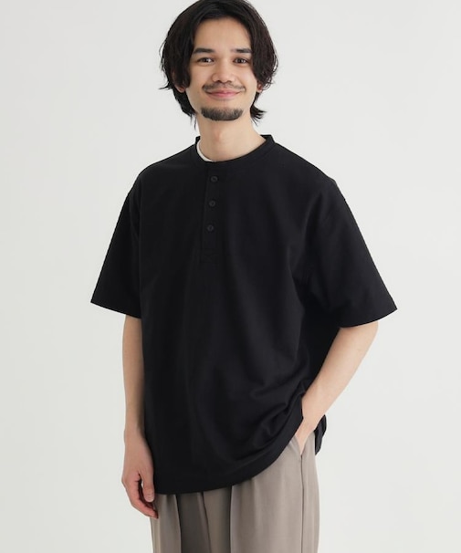 BACK NUMBER(バックナンバー)ヘンリーネックＴシャツ
