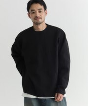 BACK NUMBER(バックナンバー)【メンズ】ウォッシャブルニットメランジクルーネックセーター