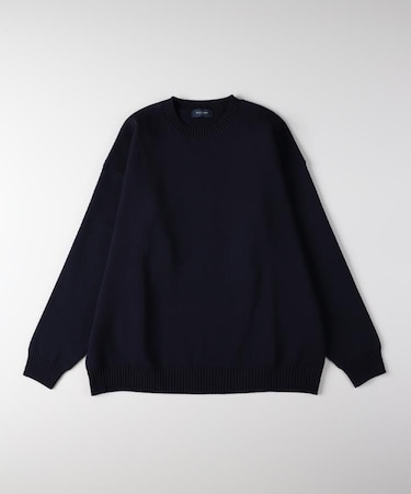 BACK NUMBER(バックナンバー)【メンズ】ウォッシャブルニットメランジクルーネックセーター