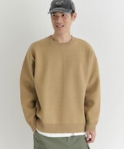 BACK NUMBER(バックナンバー)【メンズ】ウォッシャブルニットメランジクルーネックセーター