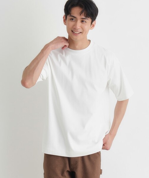 BACK NUMBER(バックナンバー)シルケットスムース半袖Tシャツ