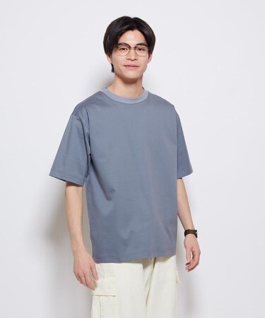 BACK NUMBER(バックナンバー)シルケットスムース半袖Tシャツ