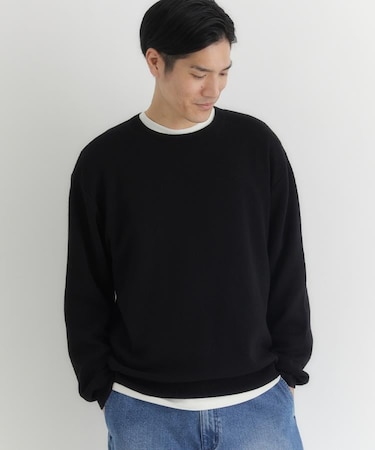 BACK NUMBER(バックナンバー)【メンズ】「日本製」クルーネックプルオーバー