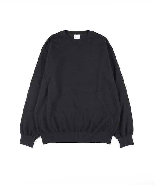 BACK NUMBER(バックナンバー)【メンズ】「日本製」ワッフルクルーネックセーター