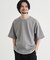 BACK NUMBER(バックナンバー)ジャガードフェイクレイヤード半袖Ｔシャツ