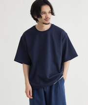 BACK NUMBER(バックナンバー)ジャガードフェイクレイヤード半袖Ｔシャツ