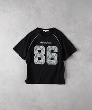 VIVIAN BLUE(ヴィヴィアンブルー)【キッズ】レースアップリケＴシャツ