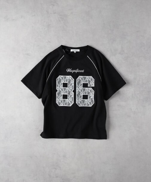 VIVIAN BLUE(ヴィヴィアンブルー)【キッズ】レースアップリケＴシャツ