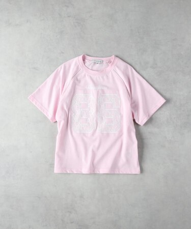 VIVIAN BLUE(ヴィヴィアンブルー)【キッズ】レースアップリケＴシャツ