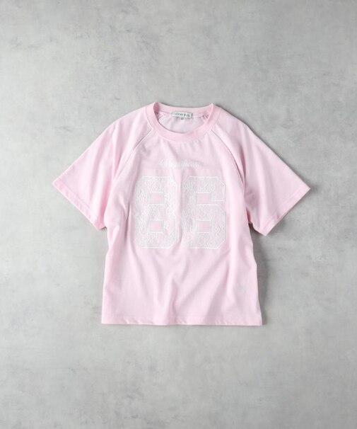 VIVIAN BLUE(ヴィヴィアンブルー)【キッズ】レースアップリケＴシャツ