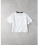 VIVIAN BLUE(ヴィヴィアンブルー)【キッズ】メッシュアップリケ短丈Ｔシャツ