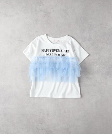 VIVIAN BLUE(ヴィヴィアンブルー)【キッズ】チュールドッキングＴシャツ