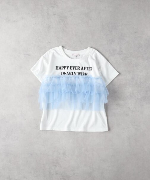 VIVIAN BLUE(ヴィヴィアンブルー)【キッズ】チュールドッキングＴシャツ