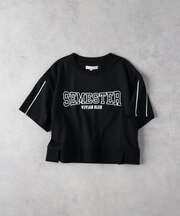 VIVIAN BLUE(ヴィヴィアンブルー)【キッズ】パイピングロゴＴシャツ