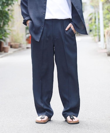 BACK NUMBER(バックナンバー)【メンズ】【軽量・快適な着心地】テーパードパンツ/セットアップ対応