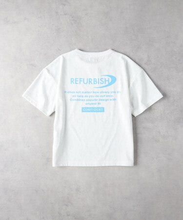 Refurbish(リファービッシュ)【キッズ】バックプリント半袖Ｔシャツ