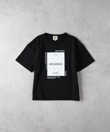 Refurbish(リファービッシュ)【キッズ】フロントプリント半袖Ｔシャツ