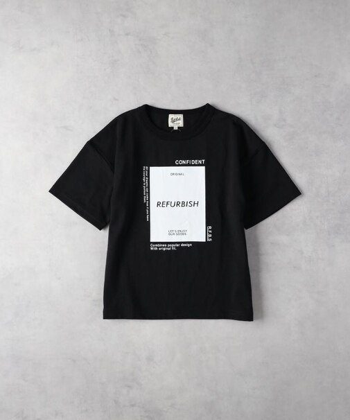 Refurbish(リファービッシュ)【キッズ】フロントプリント半袖Ｔシャツ