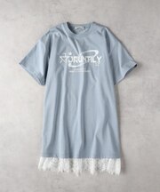 VIVIAN BLUE(ヴィヴィアンブルー)【キッズ】裾レースカットワンピース