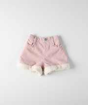 MPS(エムピーエス)【キッズ】裾ボアコーデュロイショートパンツ