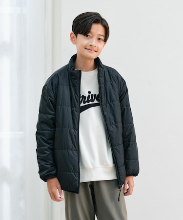 MPS(エムピーエス)【キッズ】スタンドネック裏ボア中綿ジャケット（6色展開・洗濯機で洗える）