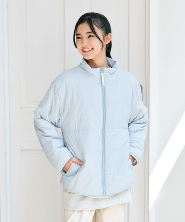 MPS(エムピーエス)【キッズ】スタンドネック裏ボア中綿ジャケット（6色展開・洗濯機で洗える）