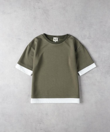 Refurbish(リファービッシュ)【キッズ】「接触冷感」フェイクレイヤードTシャツ