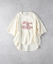 VIVIAN BLUE(ヴィヴィアンブルー)【キッズ】5分袖ドルマンTシャツ