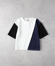 Refurbish(リファービッシュ)【キッズ】「接触冷感」切替配色Tシャツ