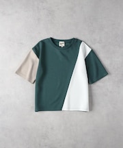 Refurbish(リファービッシュ)【キッズ】「接触冷感」切替配色Tシャツ
