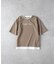 Refurbish(リファービッシュ)【キッズ】「接触冷感」フェイクレイヤード刺繍Tシャツ