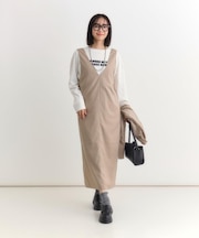HONEYSUCKLE ROSE(ハニーサックルローズ)【レディース】Vネックナローワンピース