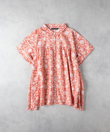 HONEYSUCKLE ROSE(ハニーサックルローズ)【レディース】総柄ブラウス