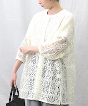 HONEYSUCKLE ROSE(ハニーサックルローズ)【レディース】レースシャツ