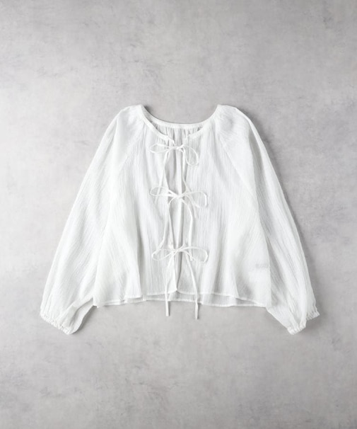 HONEYSUCKLE ROSE(ハニーサックルローズ)【レディース】2WAYリボンブラウス