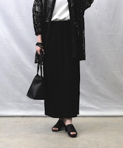 HONEYSUCKLE ROSE(ハニーサックルローズ)【レディース】【ウエストゴム/プチプラ/スリット入り】リブタイトスカート