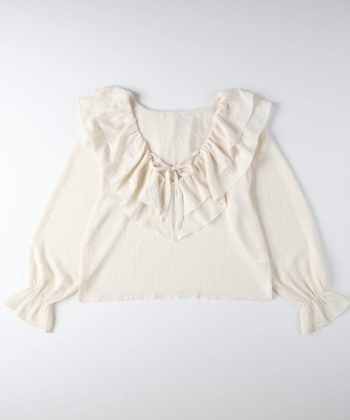 HONEYSUCKLE ROSE(ハニーサックルローズ)【レディース】フリルブラウス