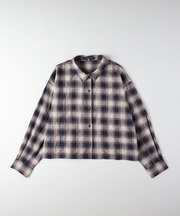 HONEYSUCKLE ROSE(ハニーサックルローズ)【レディース】チェックショートシャツ (お手入れ楽/トレンド）