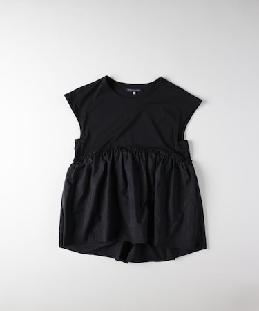 HONEYSUCKLE ROSE(ハニーサックルローズ)接触冷感異素材切替ノースリーブＴシャツ