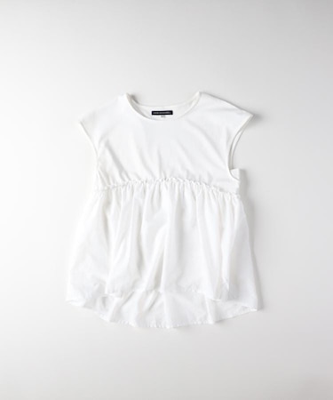 HONEYSUCKLE ROSE(ハニーサックルローズ)接触冷感異素材切替ノースリーブＴシャツ