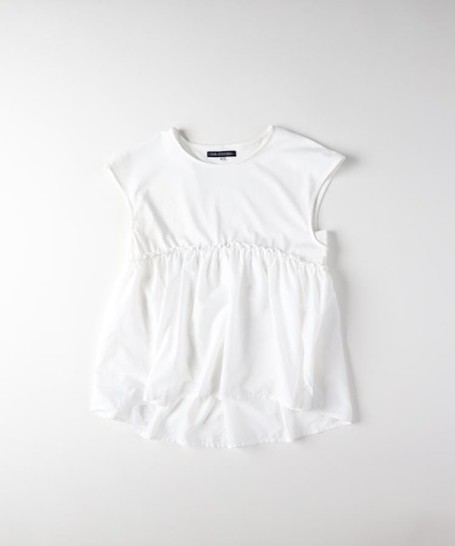 HONEYSUCKLE ROSE(ハニーサックルローズ)接触冷感異素材切替ノースリーブＴシャツ