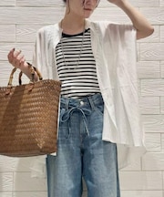 HONEYSUCKLE ROSE(ハニーサックルローズ)【レディース】【すっきり見え】タックシアーチュニック（着丈長め/体型カバー/寒暖差対策）