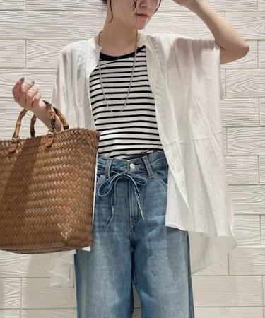 HONEYSUCKLE ROSE(ハニーサックルローズ)【レディース】【すっきり見え】タックシアーチュニック（着丈長め/体型カバー/寒暖差対策）
