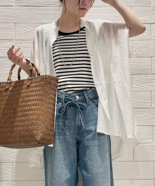 HONEYSUCKLE ROSE(ハニーサックルローズ)【レディース】【すっきり見え】タックシアーチュニック（着丈長め/体型カバー/寒暖差対策）